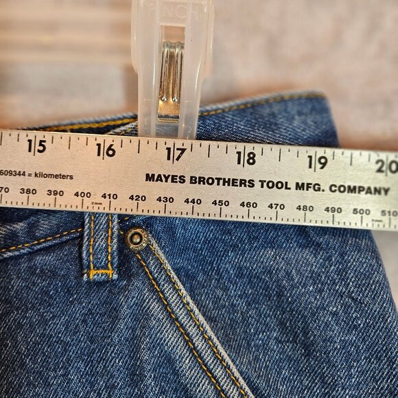 SOREL Mens 38x30 Double Knee Carpenter Jeans Work Heavy Blue Denim Carpenter - Picture 6 of 16